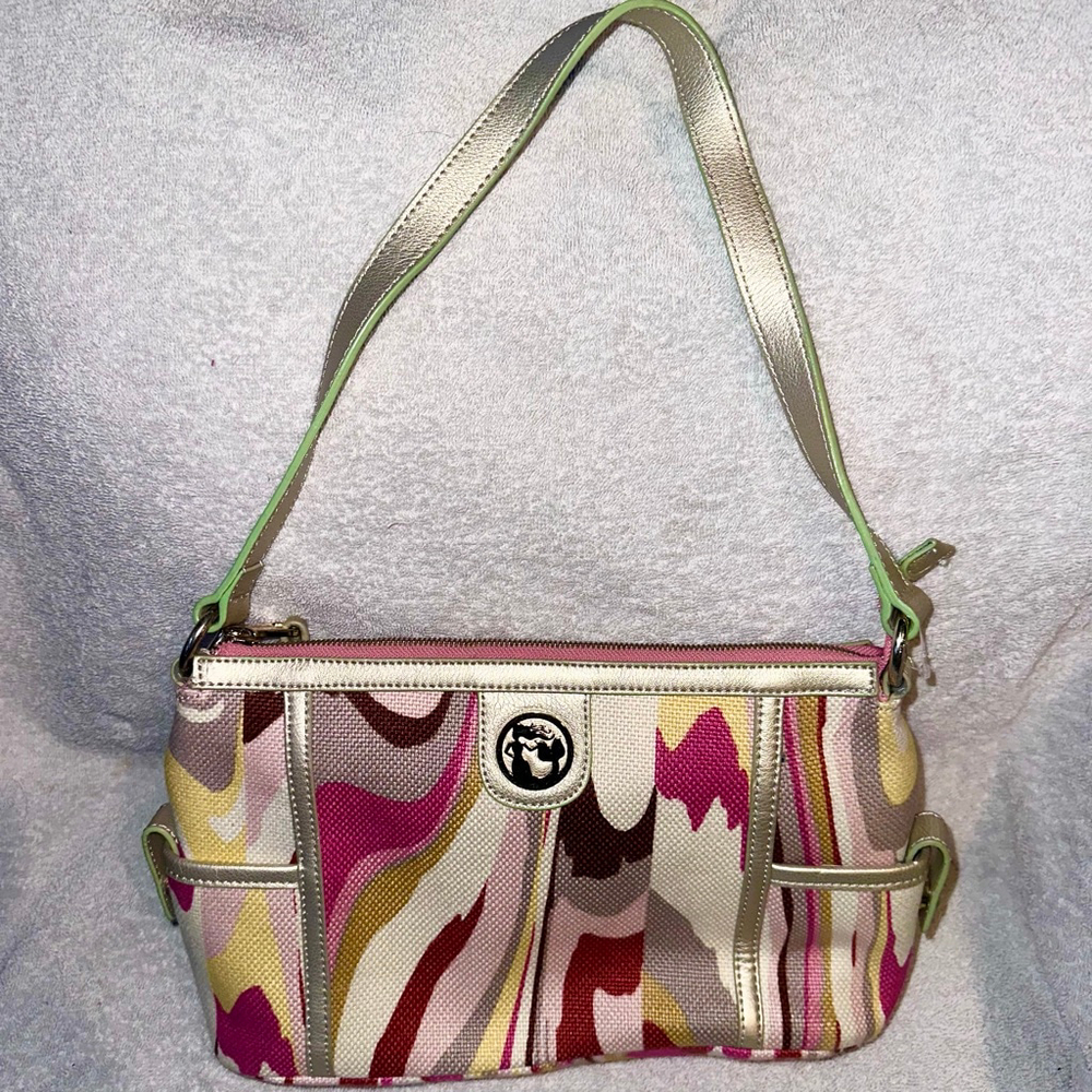 NWOT Spartina 449 Daufuski Island Mermaid Shoulder Bag Handbag Canvas Purse